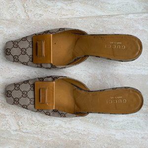 Gucci GG Monogram Mules